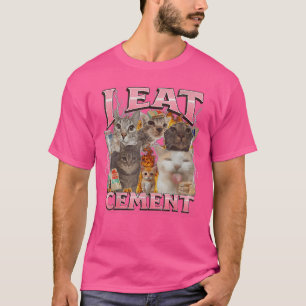 Camiseta Como Cemento Gato Divertido Meme Memes de Internet