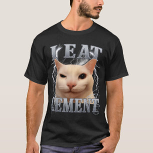 Camiseta Como Cemento Gato Tonto Meme Hombres Mujeres Niños