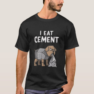 Camiseta como cemento tee maldito perro curiosamente especí