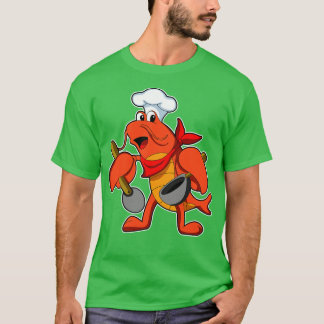 Camiseta como chef con cuchara de madera