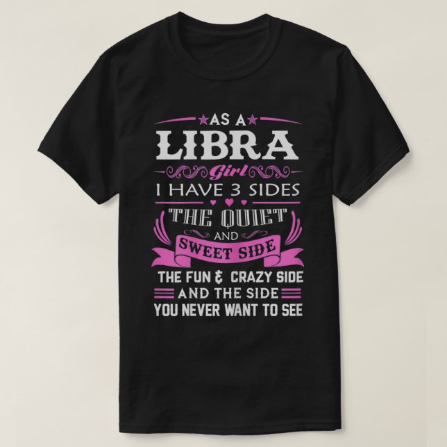 Camiseta Como Chica libio tengo regalos de cumpleaños de tr (Diseño del anverso)