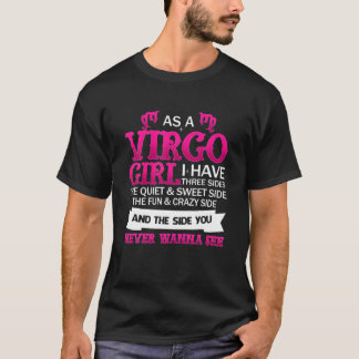Camiseta Como Chica Virgo Tengo Tres Partes En La Tranquili