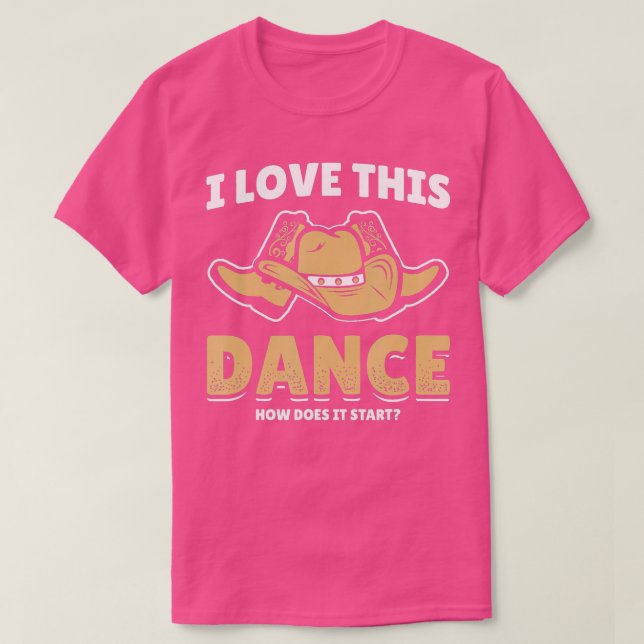 Camiseta ¿Cómo Comienza Esta Danza La Línea De Bailarina Co (Diseño del anverso)