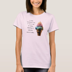 Camiseta Como Crema De Hielo