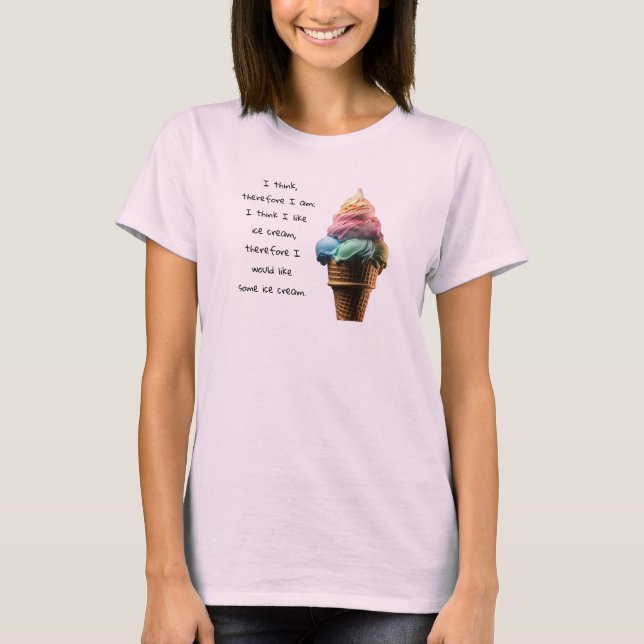 Camiseta Como Crema De Hielo (Anverso)