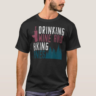 Camiseta Cómo Decir Bebida Al Aire Libre Senderismo Pinos C
