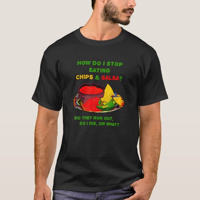 Camiseta Cómo Dejar De Comer Chips (Anverso)