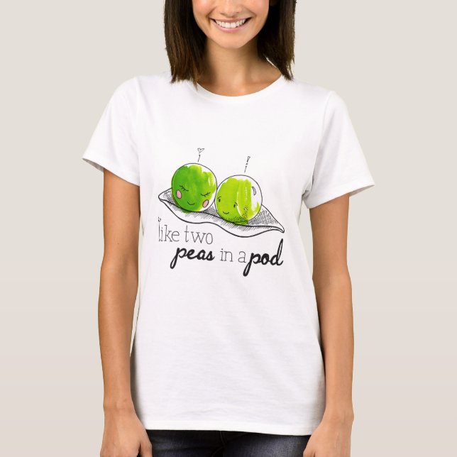 Camiseta Como dos guisantes en una vaina (Anverso)