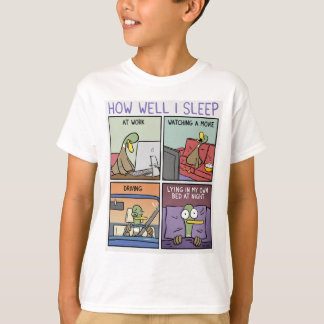 Camiseta Cómo duermo
