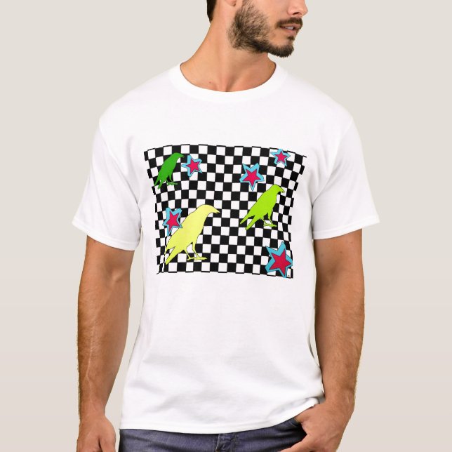 Camiseta "Como el cuervo vuela " (Anverso)