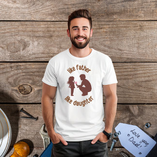 Camiseta Como el día del padre de la hija