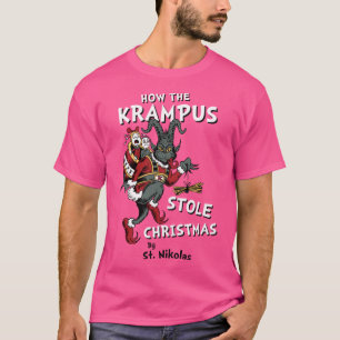 Camiseta Cómo el Krampus robó la Navidad Libro infantil esp