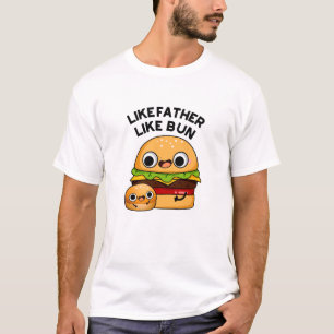 Camiseta Como el padre como el bollo divertido