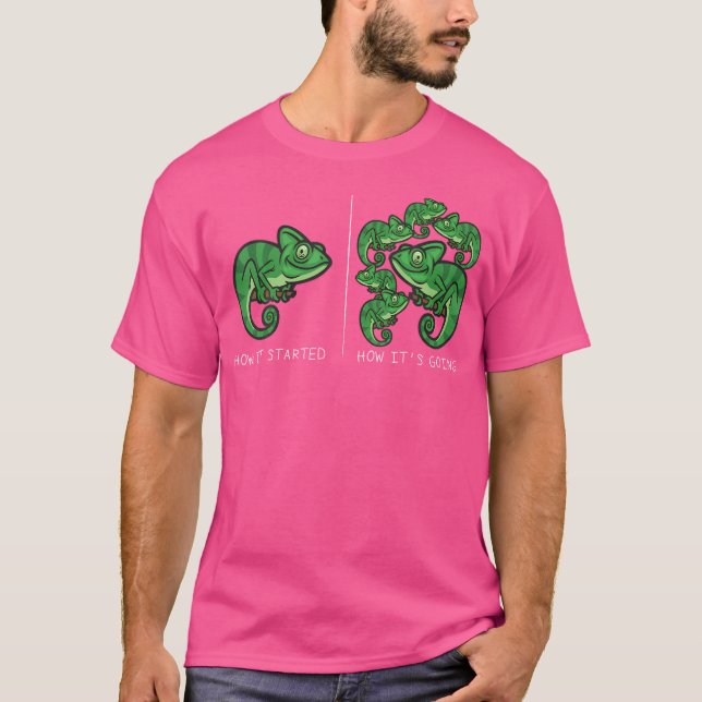 Camiseta Cómo Empezó Cómo Va A Pasar Chameleon (Anverso)