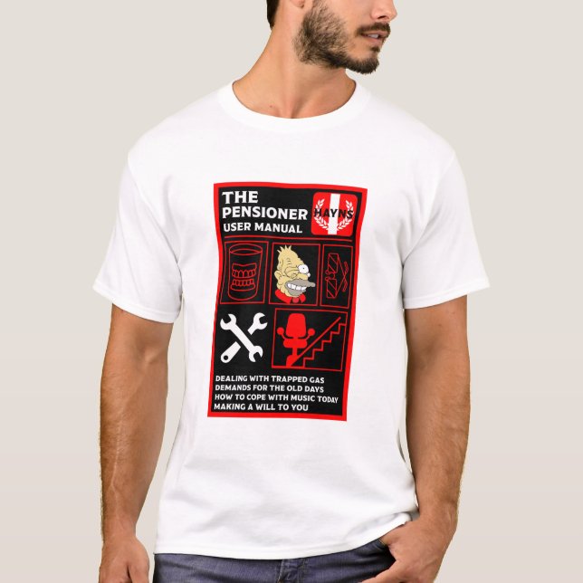Camiseta Cómo entender a los ancianos (Anverso)