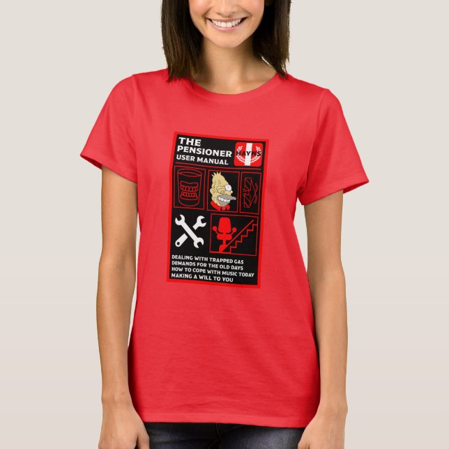 Camiseta Cómo entender a los ancianos (Anverso)