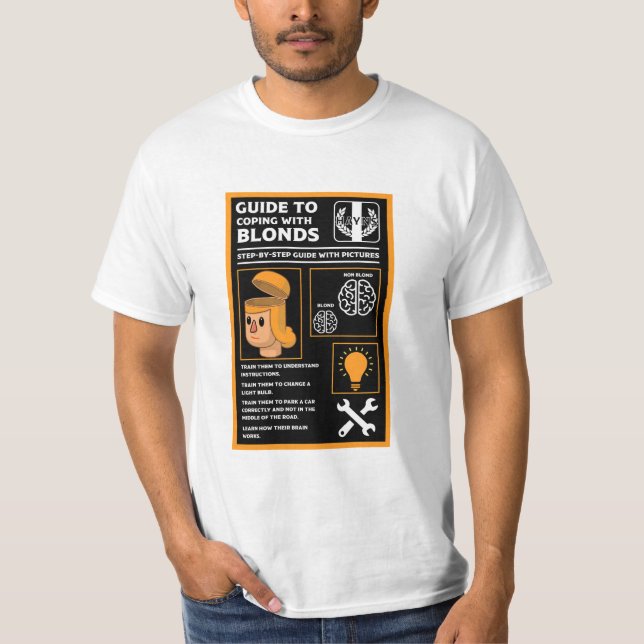 Camiseta Cómo entender las rubias (Anverso)