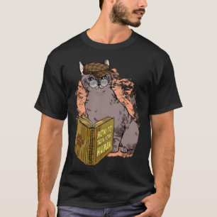 Camiseta Cómo entrenar a tu Humano Libro Gatos Hombres Muje