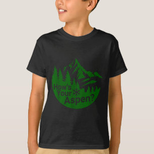 Camiseta ¿Cómo es divertido aspen aspen colorado esquí esqu
