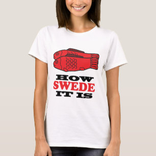 Camiseta Cómo es sueco él