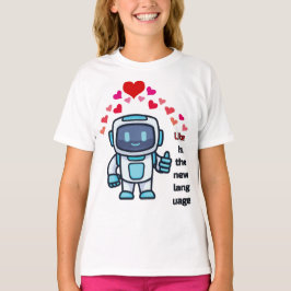 Camiseta como es un nuevo idioma