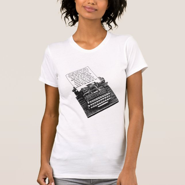 Camiseta Cómo escribir una historia (Anverso)