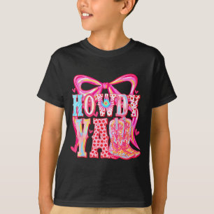 Camiseta Cómo Están Todos Botas Vaqueras Coquette Lazo Occi