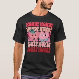 Camiseta Cómo estás Miel Día de San Valentín Vaquera Elegan