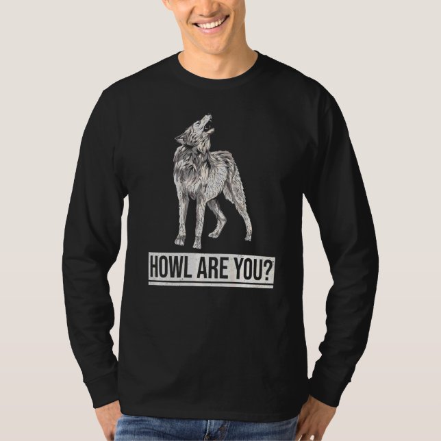 Camiseta ¿Cómo Estás Pun Para Un Experto En Lobo? (Anverso)