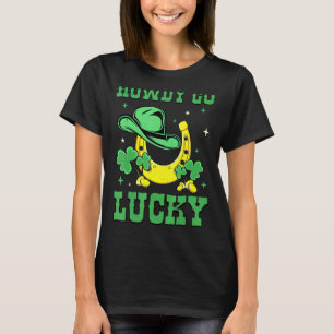 Camiseta Cómo Feliz Día de San Patricio Divertida Herradura