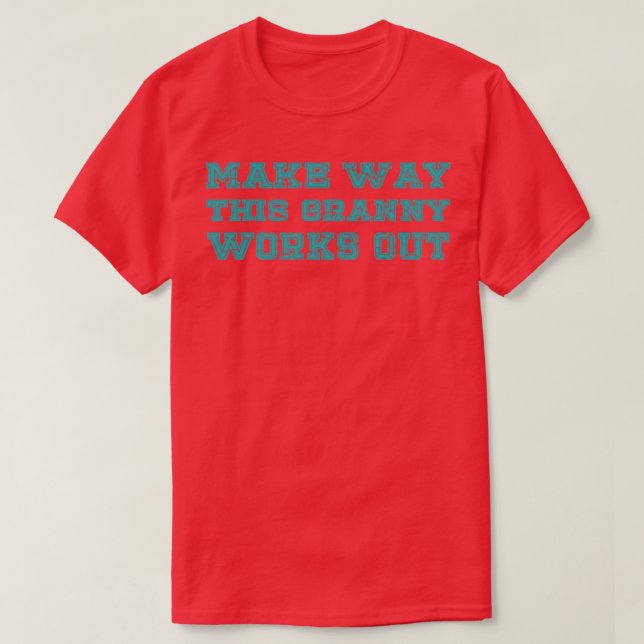 Camiseta Cómo Funciona Esta Abuela (Diseño del anverso)