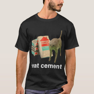 Camiseta Como Gato Maldito de Cemento Divertido Meme Especí