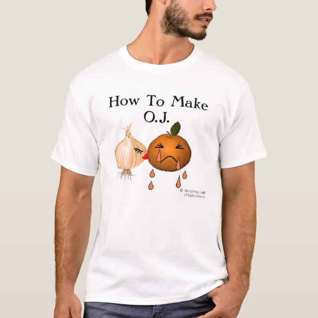 Camiseta Cómo hacer el zumo de naranja (Anverso)