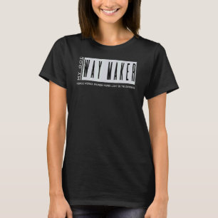 Camiseta Cómo hacer la promesa mantener a mi Dios Jesucrist