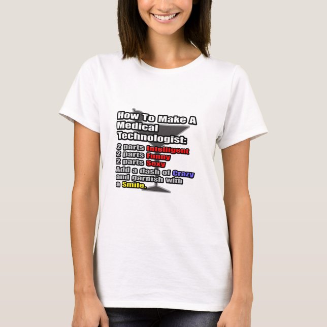 Camiseta Cómo hacer un técnico médico (Anverso)