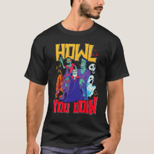 Camiseta Cómo haces Halloween Vampire Bruja Werewolf Gh