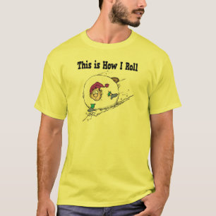 Camiseta Cómo hago correr el bola de nieve grande