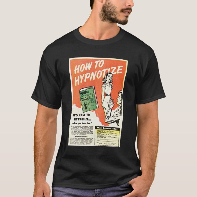 CAMISETA CÓMO HIPNOTIZAR (Anverso)
