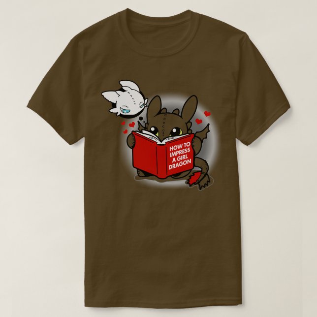 Camiseta Cómo impresionar a un dragón chica (Diseño del anverso)