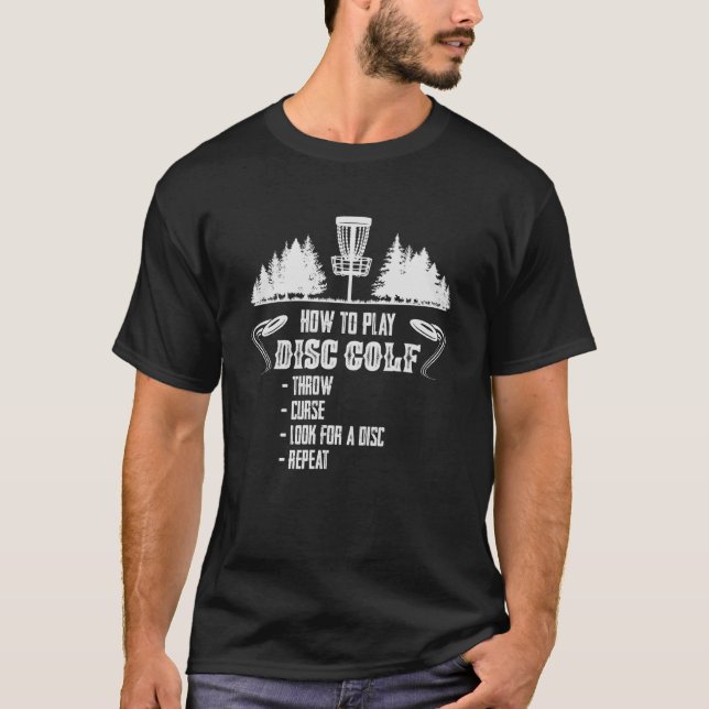 Camiseta Cómo Jugar Al Golf De Disco Frisbee Golf Disc Golf (Anverso)
