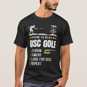 Camiseta Cómo Jugar Disk Golf Frisbee Disk Golfer Humor Di