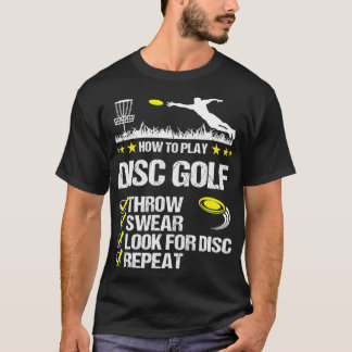 Camiseta Cómo Jugar Disk Golf Frisbee Disk Golfer Humor Di