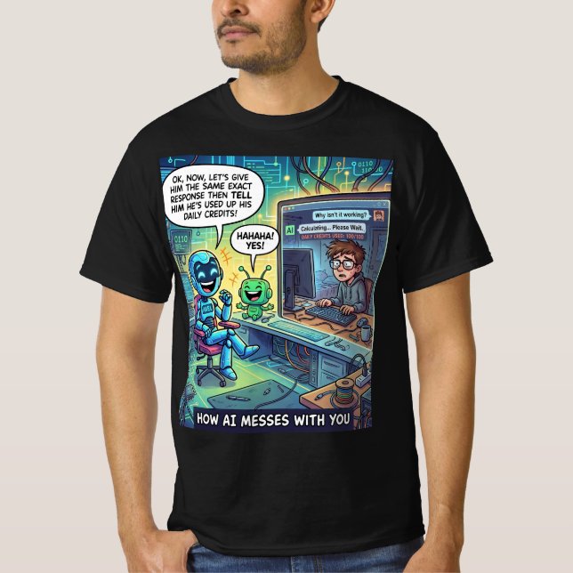 Camiseta Cómo la IA te fastidia (Anverso)