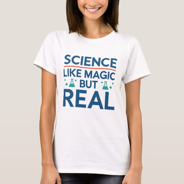 Camiseta Como la Magia Pero Real (Anverso)