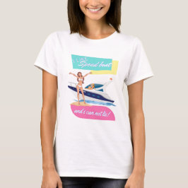 Camiseta como lancha rápida