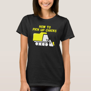 Camiseta Cómo Levantar Pollitas Hombres Pollo Lindo Niños