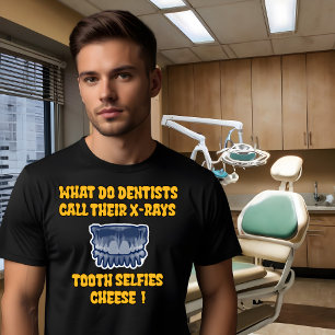 Camiseta ¿Cómo llaman los dentistas a sus radiografías? Sel