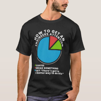 Camiseta Cómo llamar la atención de un ingeniero