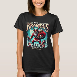 Camiseta Cómo Llegan Los Navidades De Krampus Robados