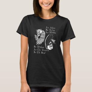 Camiseta Como Lo Sucede Más Abajo Que Dentro De Eso Sin Alq